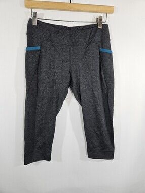 Patagonia Diversify Cropped Leggings Women's S Dark Gray Heather
